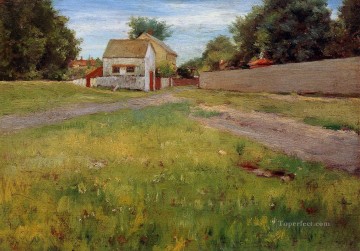Paisaje de Brooklyn paisaje impresionista William Merritt Chase Pinturas al óleo